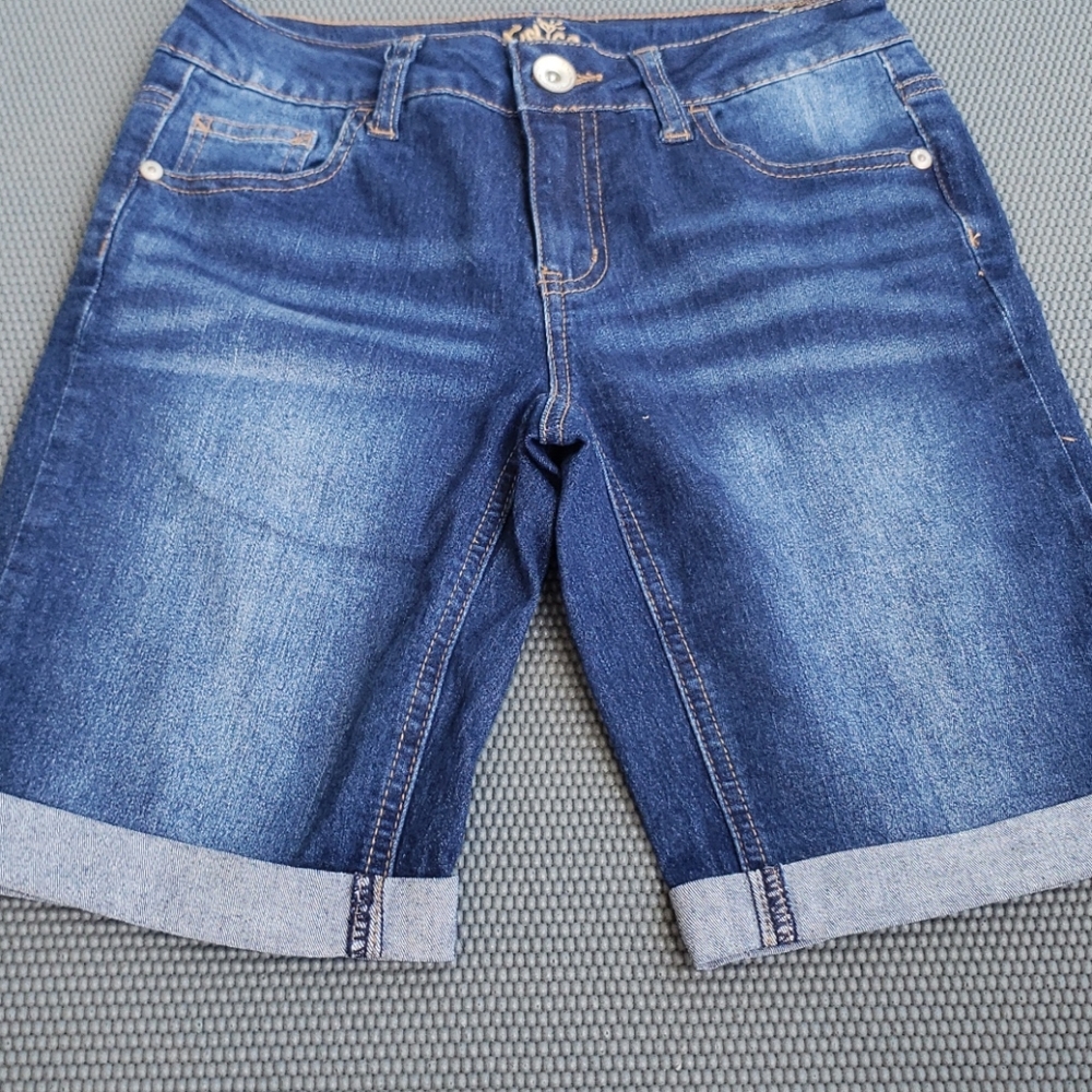 Justice denim shorts